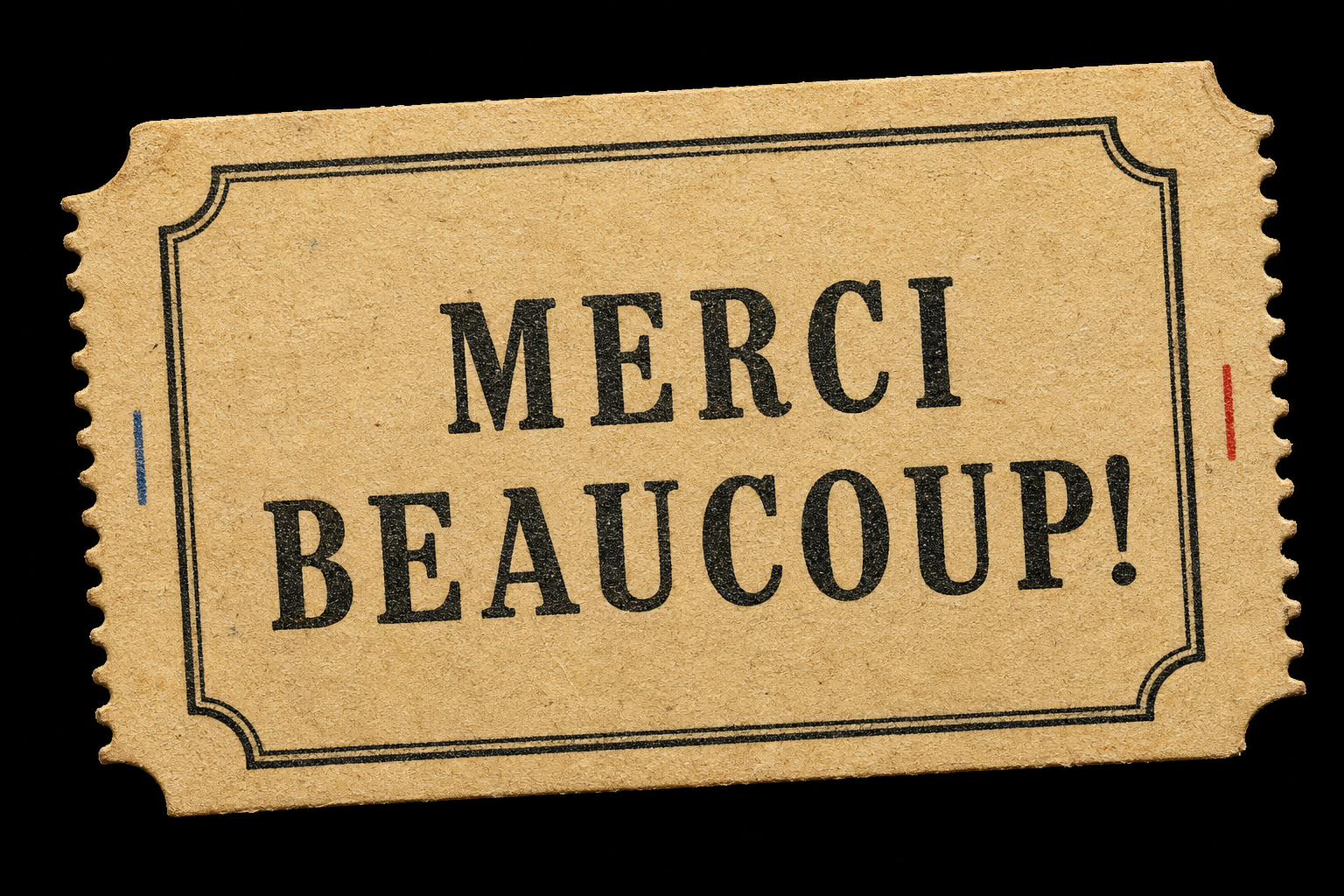 Merci beaucoup
